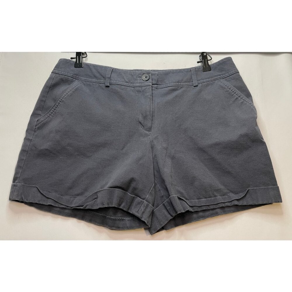 Apt. 9 shorts womens 14 36 x 5 Torie cuffed gray